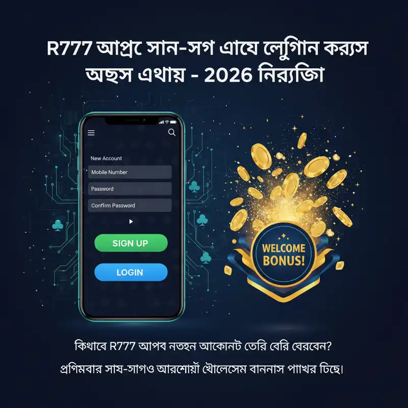 R777 অ্যাপ রেজিস্ট্রেশন এবং লগইন নির্দেশিকা ২০২৬